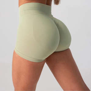 กางเกงขาสั้นออกกำลังกายเอวสูงยกกระชับสะโพกสำหรับผู้หญิง - Product Image 6