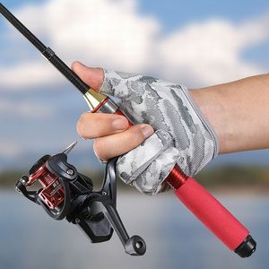 Gants de pêche demi-doigts respirants anti-UV UPF 50+ sur mesure pour la pagaie et la voile 2026 - Product Image 6