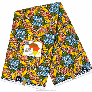 Tissu africain Ankara Dobby imprimé à la cire, matériau textile traditionnel pour robes, jupes, hauts, mode, bricolage, rideaux, jouets - Product Image 6