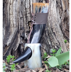 แก้วมักทรงเขาสัตว์ไวกิ้งควายธรรมชาติรับโลโก้และขนาดที่มีคุณภาพสูง - Product Image 6