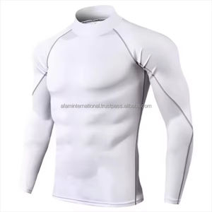Ropa deportiva de alta calidad Hombres Gimnasio y ropa MMA Rash Guard Natación Rash Guard con sublimación - Product Image 4