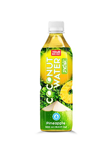 Bebida de Agua de Coco de 500 ml con Sabor a Piña, Hidratación Natural, Bebida Refrescante, Botella de PET, Fabricante Mayorista de Vietnam - Product Image 1