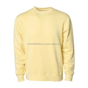 Sudaderas con capucha de cuello redondo personalizadas para hombre, sudaderas de manga larga para hombre, sudaderas con capucha en blanco de lana gruesa, envío DDP - Product Image 4
