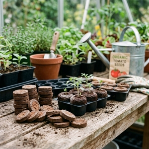 Discos de Turba de Coco Orgánica de Primera Calidad para Germinación - Ecológicos, con Alta Retención de Agua, para Uso en Macetas y Jardinería - Product Image 2