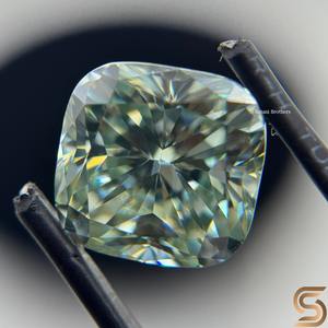 Moissanita de Corte Cuadrado a Mano, 14x14mm, 12.50CT, Piedra Suelta para Joyería de Compromiso Personalizada - Product Image 5