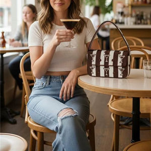 Bolso de mano de diseñador para mujer, estilo bohemio, hecho a mano con cuentas, estilo indio, para noche, compras, con cierre de cremallera, tipo bandolera, venta al por mayor - Product Image 1