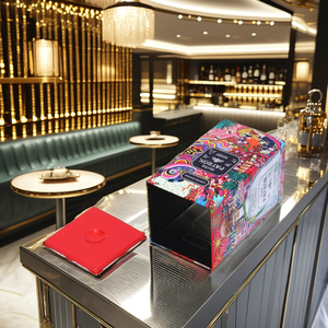 Thanh Lịch Quảng Trường Kim Loại Hộp Thiếc Cho Đồ Uống Tùy Chỉnh In Whisky Vodka Rượu Bia Rượu Vang Có Thể Tái Chế Và Cho Quà Tặng Bao Bì - Product Image 3