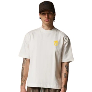 Men Oversized Short Sleeve T Shirt <b>Neutral</b> Cotton Crew Neck Casual Summer Streetwear Tee Loose Fit Wholesale OEM Supply - Product Image 5