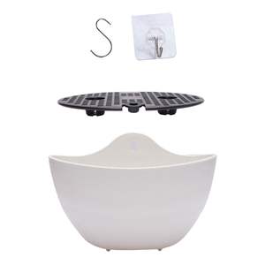 Pot de fleur mural demi-rond pour intérieur/extérieur Jardinières élégantes pour votre maison ou votre jardin - Product Image 3