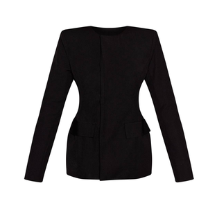 Traje de Negocios para Mujer, Blazer Entallado, Manga Larga, Corte Slim, Chaqueta Formal de Oficina, Logotipo Personalizado, Venta al Por Mayor, OEM, ODM, Tallas Grandes - Product Image 3