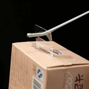 Lengüetas plegables de archivo colgante autoadhesivas de plástico transparente al por mayor de fábrica para lengüeta colgante adhesiva al por menor - Product Image 4