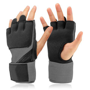 ถุงมือพันมือแบบมีแผ่นเจลนุ่มยืดหยุ่นสำหรับชกมวย MMA - Product Image 1