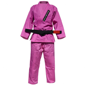 ชุดคาราเต้ผ้าฝ้าย 100% สีขาวและสีเขียว - Product Image 3