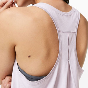Camiseta sin mangas de punto de color sólido para mujer y hombre, cuello redondo, estilo casual, chaleco deportivo - Product Image 4