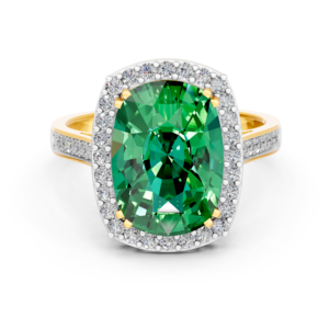 Anillo Clásico Personalizado de Oro Sólido de 14K, 9K, 10K, 18K con Gema de Laboratorio de 6 Quilates, Certificado IGI, Chapado en Rodio, Unisex, MOQ 3 Piezas, 10 Piezas, OEM, ODM, E201342 - Product Image 2