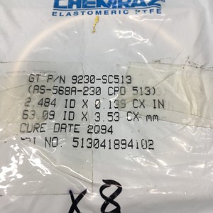 CHEMRAZ 9230-SC513 O-RING AS-568A-230 CPD 513 - Equipo y Piezas de Semiconductores de Confianza de Marca Global - Product Image 1