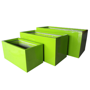<b>Best</b> Quality Square Garden Planters Pots Indoor/Outdoor Fiberglass Eco-Friendly Durable Lightweight Modern Minimalist New Model - Product Image 1