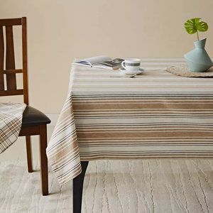 Multi-Color Stripe <b>Tablecloth</b> - Product Image 2