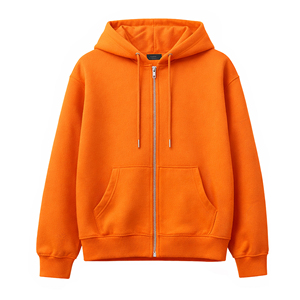 Sweat à capuche zippé pour homme, coupe classique, 100% coton molletonné, doux et confortable, haute qualité, personnalisable avec logo brodé ou DTG – Meilleures ventes à prix abordable - Product Image 1