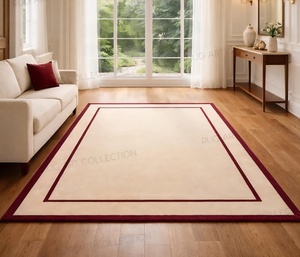 Modern Scandinavian Hand Tufted Wool Carpet 100% New Zealand Wool Non-Slip Floral Pattern Custom Size Luxury Area Rug - Product Image 5