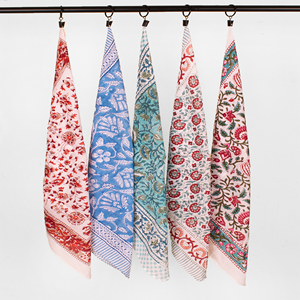 Fashionable Handmade Cotton Multi-Colour Block Bandana Eco-Friendly <b>Tie</b> <b>Back</b> Head Stylish Unisex Organic Neck Band For Outdoor - Product Image 1