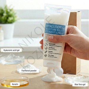 Crema Acondicionadora con Ácido Hialurónico para Hidratación Profunda, Suavidad y Tersura del Cabello, Fragancia Floral, Marca Privada OEM - Product Image 2