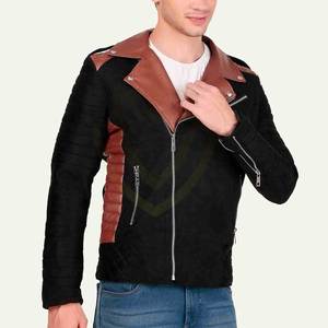 Mens <b>Suede</b> Real Leather <b>Jackets</b> High Quality Winter Wear Premium <b>Suede</b> Leather <b>Jacket</b> - Product Image 1