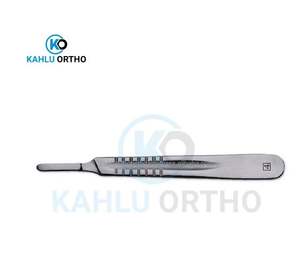 10 poignées de scalpel n°3/n°4/n°7 en acier inoxydable pour instruments chirurgicaux par KAHLU ORTHOPEDIC - Product Image 2