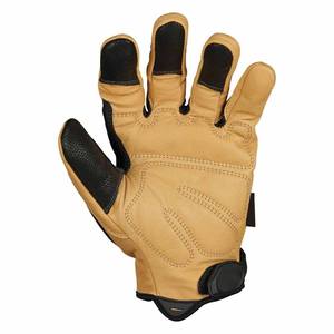 Guantes de Mecánico Amara de Cuero Sintético con Palma Acolchada Reforzada, Resistentes a Impactos, Cómodos y Antiestáticos - Product Image 2
