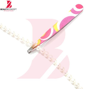 Service OEM ODM, 1 pince à épiler en acier inoxydable, pour sourcils, poils du nez, hommes, femmes, outils de beauté, épilation des poils du visage, outils de maquillage - Product Image 2