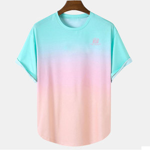 Camiseta de Hombre 100% Algodón, Corte Regular, Diseño Personalizable con Logotipo, Acabado Lavado, Tela de Felpa, Secado Rápido, Transpirable y Ecológica - Product Image 1