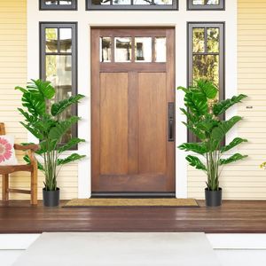 Albero Artificiale di Monstera Deliciosa da 1,5 Metri, Pianta Finta Resistente per Decorazione Interna ed Esterna - Product Image 2