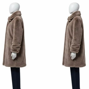 Poncho de Piel Sintética Transpirable con Estampado de Leopardo, Forro de Felpa Suave, Cálido para Invierno, con Capucha, Elegante y a la Moda para Mujeres Embarazadas - Product Image 2