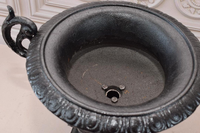 Jardinière en métal moderne et élégante, pot en fer écologique, auto-arrosant, léger, pour jardin extérieur