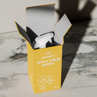Bouteille pulvérisateur en plastique de type carte, étanche à l'air, 500 ml, avec pompe pulvérisatrice pour sérum et shampoing pour soins de la peau INNORHINO