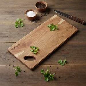 Tabla de Cortar Rectangular Grande de Bambú Sólido al por Mayor, Bloque de Cortar Desechable Apto para Lavavajillas - Product Image 3