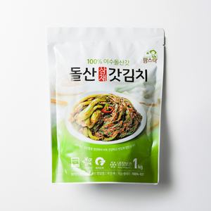 [Farm's rock] Kimchi Coreano de Hoja de Mostaza, Auténtico Kimchi Coreano de Hoja de Mostaza, Verduras Fermentadas Picantes Tradicionales - Product Image 3