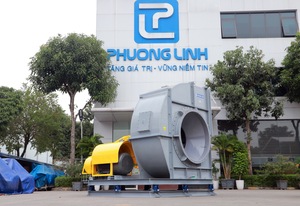 Ventilateur centrifuge à entraînement par courroie CT3 en acier/inox pour l'extraction de poussière industrielle CPL-8-1350I électrique avec cordon, provenant d'une usine au Vietnam - Product Image 6