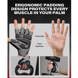 Workout <b>Gloves</b> for Men and Women <b>Weight</b> Lifting <b>Gloves</b> With Enhanced Grip Lightweight Gym <b>Gloves</b> Cycling Exercise - Product Image 4
