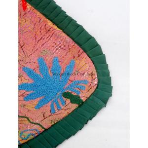 Indian Fashion Bohemian Style Designer Women kantha Clutch Messenger Shoulder Bag Handmade Lightweight Large Travel Daily - Product Image 5