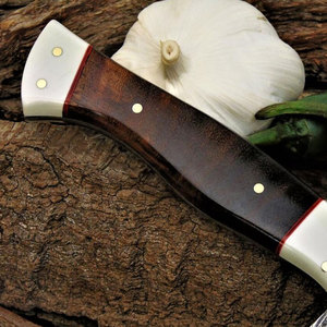 มีดทำครัวเหล็กดามัสกัสคุณภาพสูงระดับมืออาชีพ ด้ามไม้ตามหลักสรีรศาสตร์ ปลอดภัยสำหรับเครื่องล้างจาน เป็นมิตรกับสิ่งแวดล้อม สำหรับทำอาหาร - Product Image 4