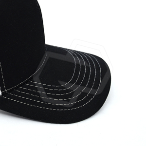 Gorra Trucker de Malla Blanca y Negra, Transpirable, con Costuras en Contraste, Unisex, Casual, de Verano, de Béisbol, de Lona, con Correa Ajustable - Product Image 3
