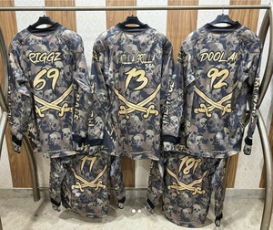 Adult Men's Breathable Moisture-Wicking UV Protection Four-Way Stretch Plus Size Goalkeeper Uniform Suit Custom Logo Options - Product Image 6