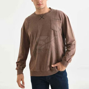 Sudadera de Secado Rápido y Transpirable con Lavado Ácido, Impresión de Logotipo Personalizada, Sudadera de Alta Calidad para Hombre con Lavado Ácido - Product Image 6