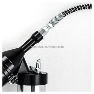 GX-HF24 รุ่นงานหนัก 90 °   ข้อต่อจ่ายจาระบีแบบหมุนได้ BSPT 1/8"-28 ข้อต่อหล่อลื่นแบบปลดเร็วทำจากเหล็ก - Product Image 4