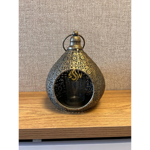 Farol Marroquí Decorativo de Metal para Interiores y Exteriores, Portavelas Colgante Antiguo, Lámparas Marroquíes Hechas a Mano, Portavelas - Product Image 6