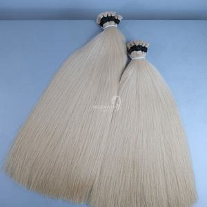 Extensions de cheveux humains bruts doublement étirés blonds en vrac 100 % naturels Prix de gros Produit de beauté original vietnamien - Product Image 4