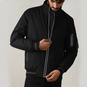 Men's Lightweight Casual <b>Pilot</b> Bomber <b>Jacket</b> Winter Outwear with Zipper Closure Front Logo Available - Product Image 6