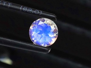 Genuine <b>Rainbow</b> Moonstone Gemstone 5mm Round Loose Bulk Supply Faceted Moonstone Gems - Product Image 5