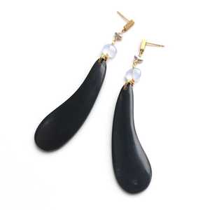 Pendientes de Perlas de Imitación Sólidas con Diseño de Cuerno, Joyería Fina Vintage Hecha a Mano, Color Personalizado para Bodas de Mujeres - Product Image 3